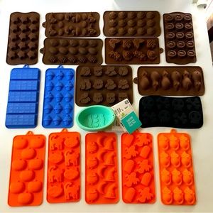 Silicone Molds-Spring-Halloween-Miscellaneous-for wax melts, candles or soaps.